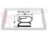 Immagine di GUARNIZIONE MAGNETICA 4L BIANCA 0570X395MM SEZ.BB