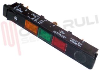 Immagine di GRUPPO INTERRUTTORE E SPIE NERO HL-403AA