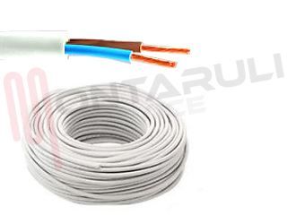 Immagine di CAVO VINILGOMMA 2X0,50MMQ BIANCO H03VV-F TONDO