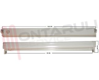 Immagine di PLAFONIERA 1X30W PRE-CABLATA SEMPLICE SMALTATA BIANCA SSE