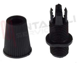 Immagine di SERRACAVO NERO M10X1 PER PORTALAMPADA