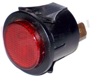 Immagine di SEGNALAZIONE LUMINOSA ROSSA 220V TONDA