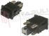 Immagine di INTERRUTTORE PUSH TASTO NERO C/ASOLA 19X13 BIPOLARE TL483