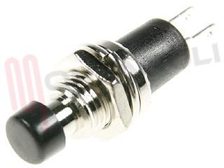 Immagine di PULSANTE MINIATURA ROTONDO NERO 125V AC 1A NA