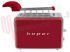 Immagine di TOSTAPANE ROSSO-INOX 750W 2 PINZE