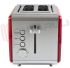 Immagine di TOSTAPANE ROSSO-INOX 750W 2 PINZE