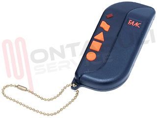 Immagine di TRASMETTITORE 4 CANALI TASTI ARANCIONI TML4 ELS 433MHZ