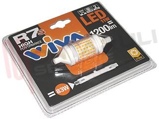 Immagine di LAMPADA A LED R7S 11W 3000K LUCE CALDA RESA/83W L=78MM.