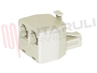 Immagine di ADATTATORE TELEFONICO 1PLUG -2PRESE PLUG 4C 1/M2F