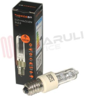 Immagine di LAMPADA ALOGENA TUBOLARE E14 130W CHIARA 2800K