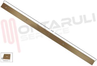 Immagine di BARRA METALLICA MARRONE PER PANNELLO PORTA FRIGO L=1060MM.