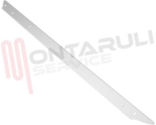 Immagine di CORNICE LATERALE PORTA FRIGO BIANCO L=580MM.