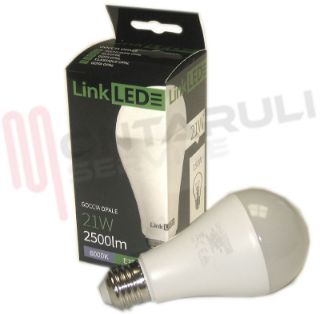 Immagine di LAMPADA GOCCIA SATINATA LED E27 21W 220V 6000°K (RESA/150)