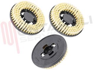 Immagine di SPAZZOLA SETOLA LUCIDATRICE CON GANCI KIT PZ.3