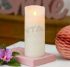 Immagine di CANDELA LED A BATTERIA LUCE A FIAMMA BIANCA H.18CM.