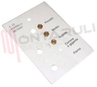 Immagine di SERIE 3 UGELLI PER METANO FORNELLI 4,1/2MB