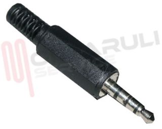 Immagine di SPINA JACK MASCHIO 3,5MM AUDIO 4POLI