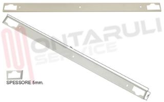 Immagine di BARRA METALLICA SILVER PER PANNELLO PORTA FRIGO L=528MM