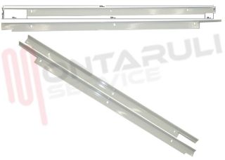 Immagine di BARRA METALLICA BIANCA PER PANNELLO PORTA FRIGO DX+SX KIT