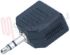 Immagine di ADATTATORE STEREO 1 JACK MASC 3,5MM / 2 JACK FEMM 3,5MM