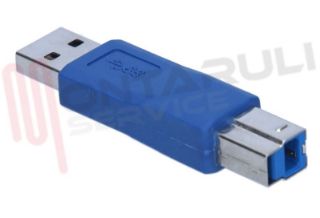 Immagine di ADATTATORE USB 3.0 TIPO A MASCHIO / TIPO B MASCHIO