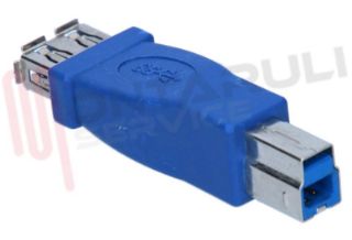 Immagine di ADATTATORE USB 3.0 TIPO A FEMMINA / TIPO B MASCHIO