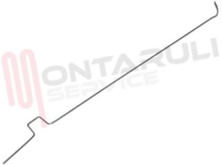 Immagine di MOLLA PORTINA EVAPORATORE LATO DX L=21,5CM.