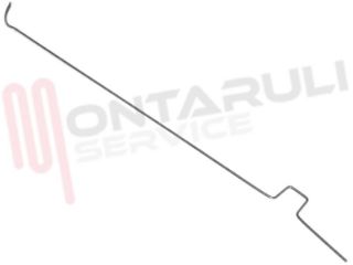 Immagine di MOLLA PORTINA EVAPORATORE LATO SX L=21,5CM.