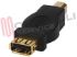 Immagine di ADATTATORE USB FEMMINA USB MASCHIO CON CONNETTORI DORATI