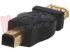 Immagine di ADATTATORE USB FEMMINA USB MASCHIO CON CONNETTORI DORATI