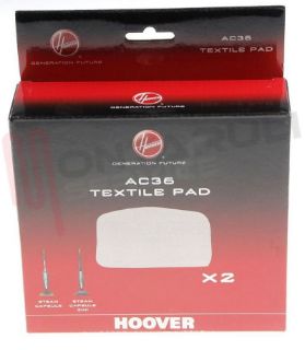 Immagine di PANNO SPAZZOLA SCOPA A VAPORE CF. 2PZ. TEXTILE PAD AC36