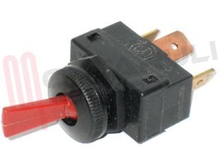 Immagine di INTERRUTTORE A LEVA ROSSO DEVIATO 3 CONTATTI