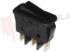 Immagine di DEVIATORE PULSANTE ACCENSIONE PIEZO NERO 3 CONTATTI