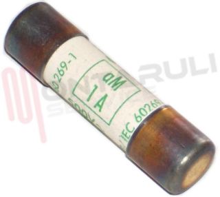 Immagine di FUSIBILE CILINDRICO AM 10.3X38MM 1A 500V SENZA PERCUSSORE