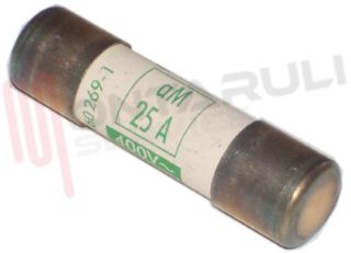 Immagine di FUSIBILE CILINDRICO AM 10,3X38MM 25A 400V SENZA PERCUSSORE