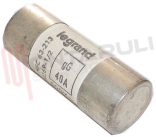 Immagine di FUSIBILE CILINDRICO GG 22X58 40A 500V SENZA PERCUSSORE