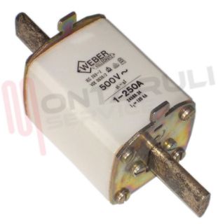 Immagine di FUSIBILE CARTUCCIA 120kA 500V 1-250A WEBER VDE0636/2