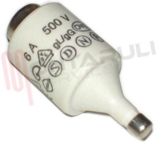 Immagine di FUSIBILE RAPIDO DII 6A 500V 22X50