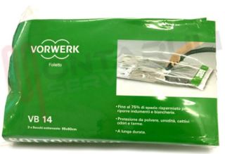 Immagine di 3 SACCHI SOTTOVUOTO SALVASPAZIO 95X60 CM.FOLLETTO VORWERK