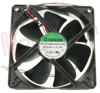 Immagine di VENTOLA ASSIALE 24V DC 120X120X38MM. 3.1W SUNON