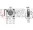 Immagine di VENTILATORE CENTRIFUGO 121X121X37MM. 230V 20W