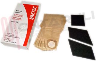 Immagine di SACCHETTI SCOPA IMETEC CF.10PZ. + 3 FILTRI
