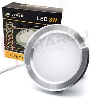 Immagine di FARETTO INCASSO LED 3W 220-240V FISSO 4000K