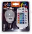 Immagine di LAMPADA SFERA SATINATA LED E14 5W 230V RGB C/TELECOMANDO