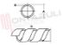 Immagine di SPIRALINA RAGGRUPPA CAVI P4 D.9X12MM ANTIFIAMMA TRASPARENTE