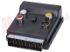 Immagine di ADATTATORE SCART 21 POLI+SWITCH IN-OUT /S-VHS /3 RCA FEMM.