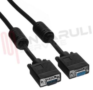 Immagine di CAVO MONITOR VGA MASCHIO \ VGA FEMMINA 15PIN MT.5