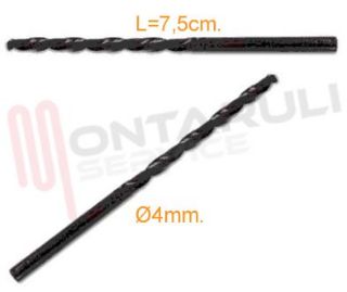 Immagine di PUNTA PER METALLO HSS-G DIN 338 Ø 4,0 L 75 MM.