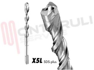 Immagine di PUNTA PER PIETRA E CALCESTRUZZO SDS-PLUS X5L Ø 12,0 L 165 MM