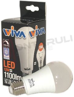 Immagine di LAMPADA GOCCIA SATINATA LED E27 12W 220V 6000°K DIMMERABILE
